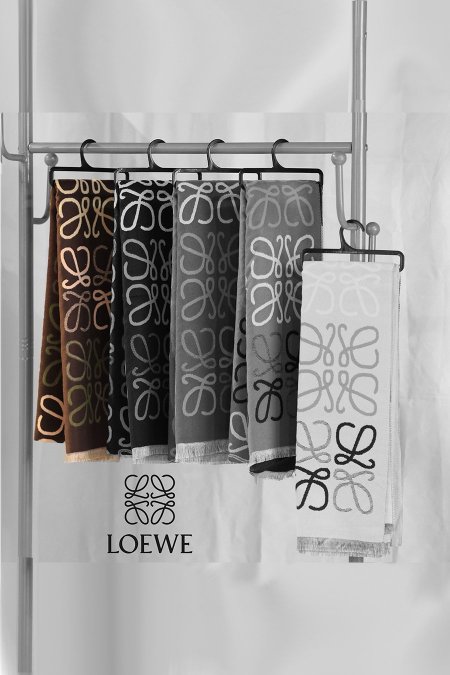 شال كتف - Loewe / كشميري - بني غامق